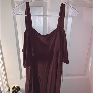🥰 burgundy dress